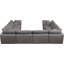 Canapé modulaire réversible en velours Cozy-988167175