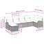 289cm Wide Patio Sofa with Cushions