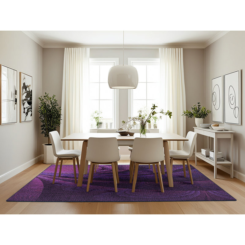 Performance Wool Abstract Indoor Rug, Rectangle 7' x 10'