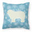Coussin intérieur/extérieur en flocons d’hiver-32011245