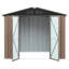 Large Galvanized Steel Lockable Apex Metal Shed