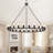 Atonvale 24 - Light Wagon Wheel Chandelier-1594435125