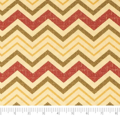 Waverly Inspirations 100% Cotton Duck Canvas 45" Wide Upholstery Fabric by the Yard, Chevron Antique