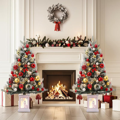 91.4cm H Lighted Artificial Christmas Tree