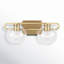 Eveline 2 Light Transparent Dimmable Vanity Light-863452986