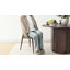Chaise de salle à manger rembourrée avec pieds en métal Jorge-121780584-121780585