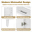 Meuble-lavabo 24,8 po avec lavabo en céramique-504103628