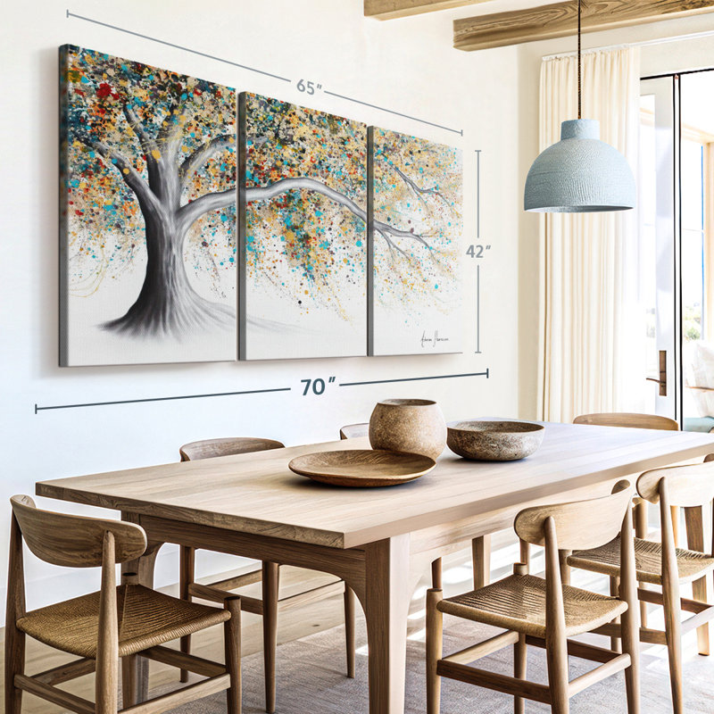 «Western Breeze Tree» sur toile, H 42 po x l 65 po x P 1,25 po