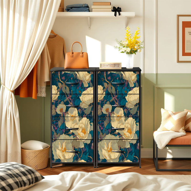 Commode de rangement verticale 4 tiroirs