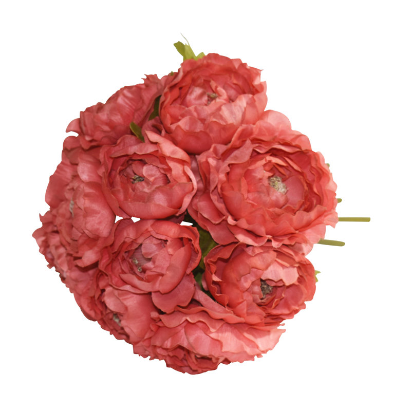 Centre de table 11 "Bouquet de renoncules , Rouge