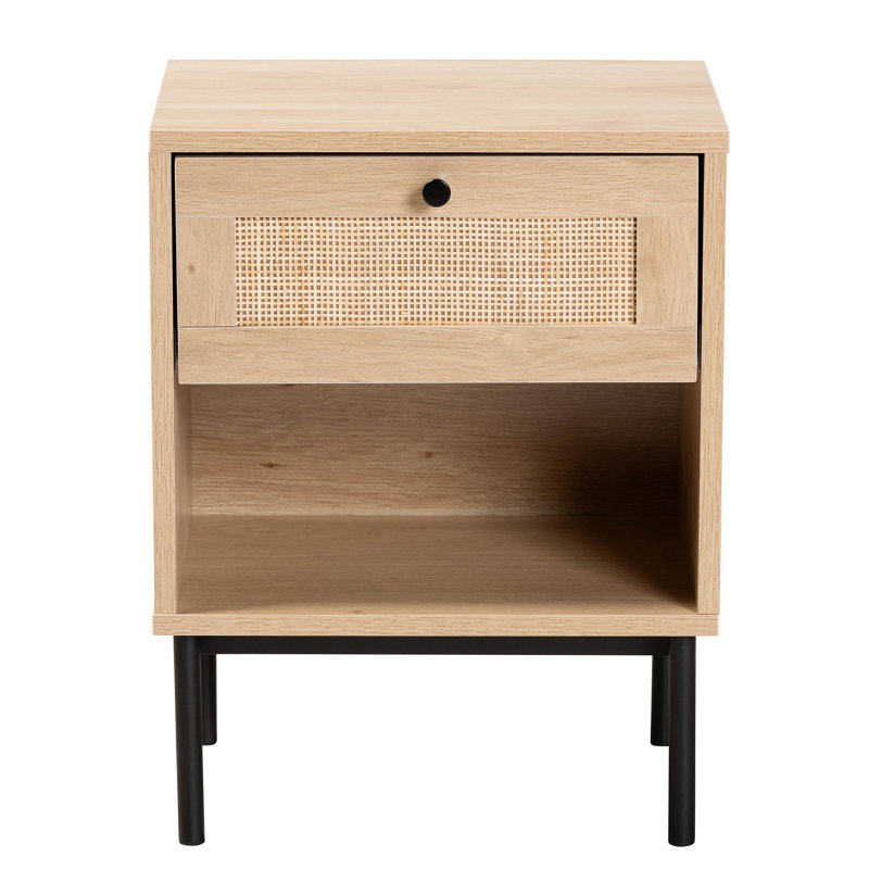 Table de bout avec rangement Azueta de 20,5 po de hauteur