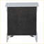 Table de chevet 2 tiroirs Platine Louis Phillipe