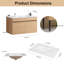 Élégant meuble-lavabo mural de 24 po avec lavabo en céramique blanche, portes d'armoire à fermeture douce, bois massif en chêne clair - robinet exclu