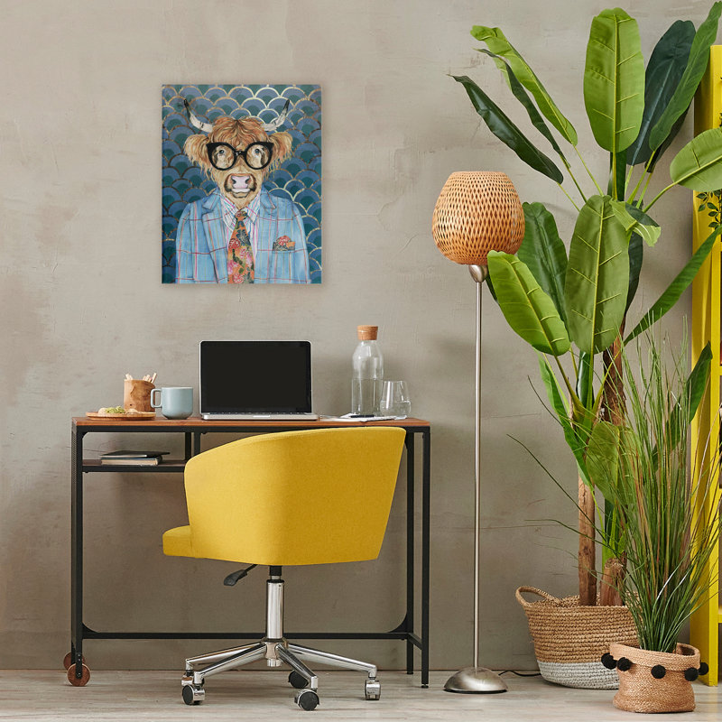 Cool Cool Highlander Portrait, conception par Svetlana Aleynikova, H 20 po x l 16 po