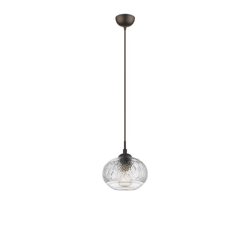 Devon 1 - Light Brown Teardrop Pendant