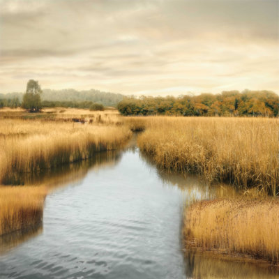 «Morning Calm I» par John Seba - reproduction d'art sur toile tendue