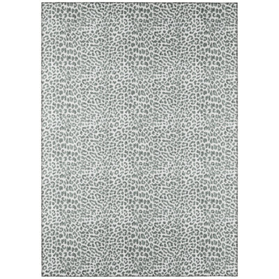 Chenille Washable Animal Print Rug