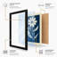 Pale Bloom On Navy Botanical - Print-255839361-255839368