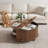 31.5" Round Coffee Table with Storage-1710853469