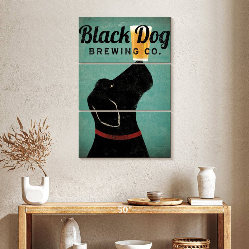 Brampt Black Dog Brewing Co, 38'' H X 24'' W