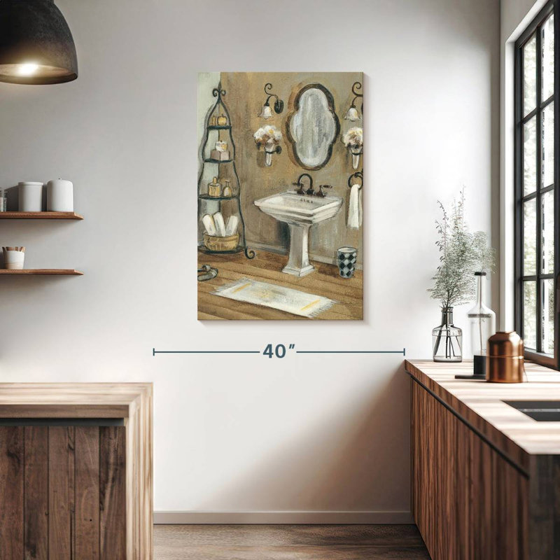 Lilie French Bath I, H 39 po x l 26 po