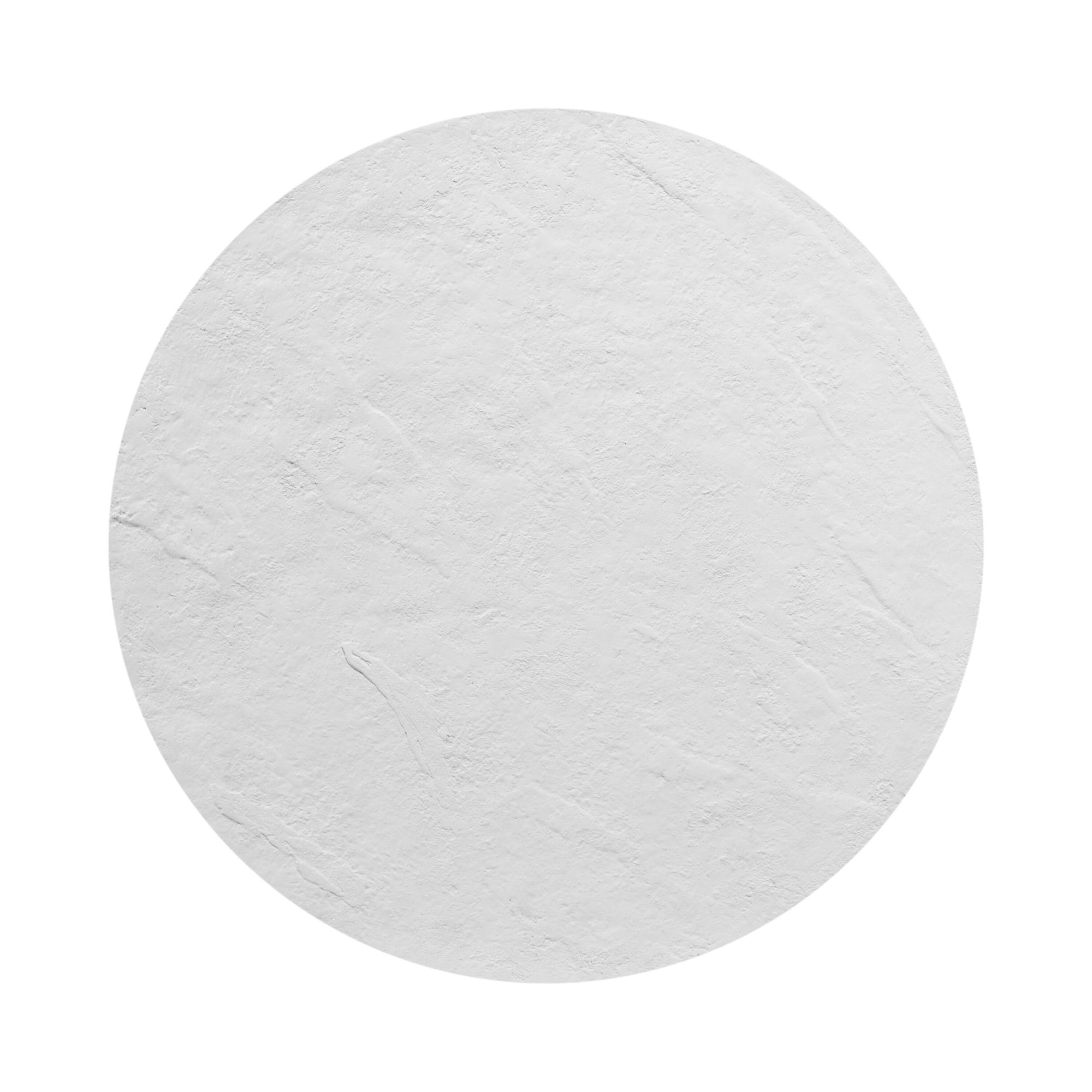 Camilla Outdoor End Table, Plaster Molded