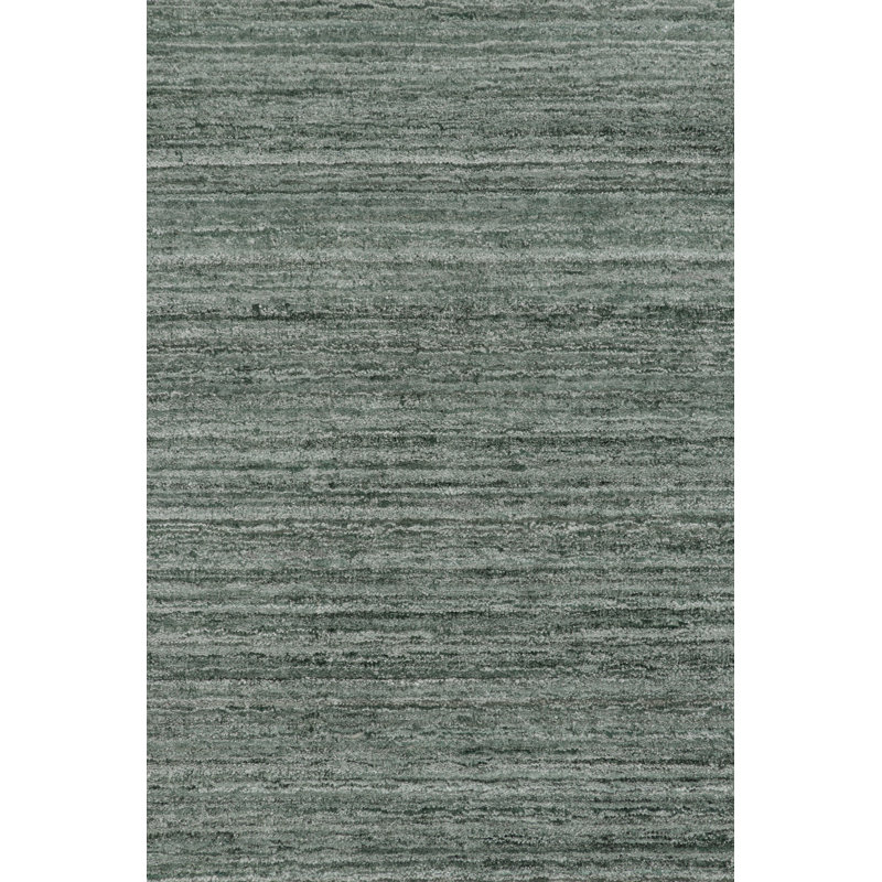 Rug & Kilim’S Contemporary Textural Rug In Teal Green And Blue Tones And Striae