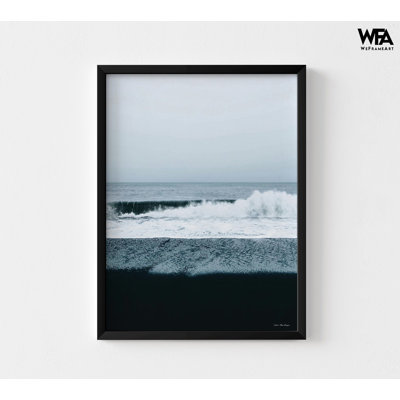 Impression de photographie océanique, impression de photo encadrée, décor de mer, plage, paysage, maison de plage