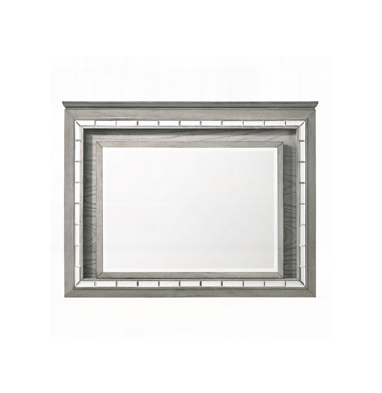 Miroir au fini chêne clair