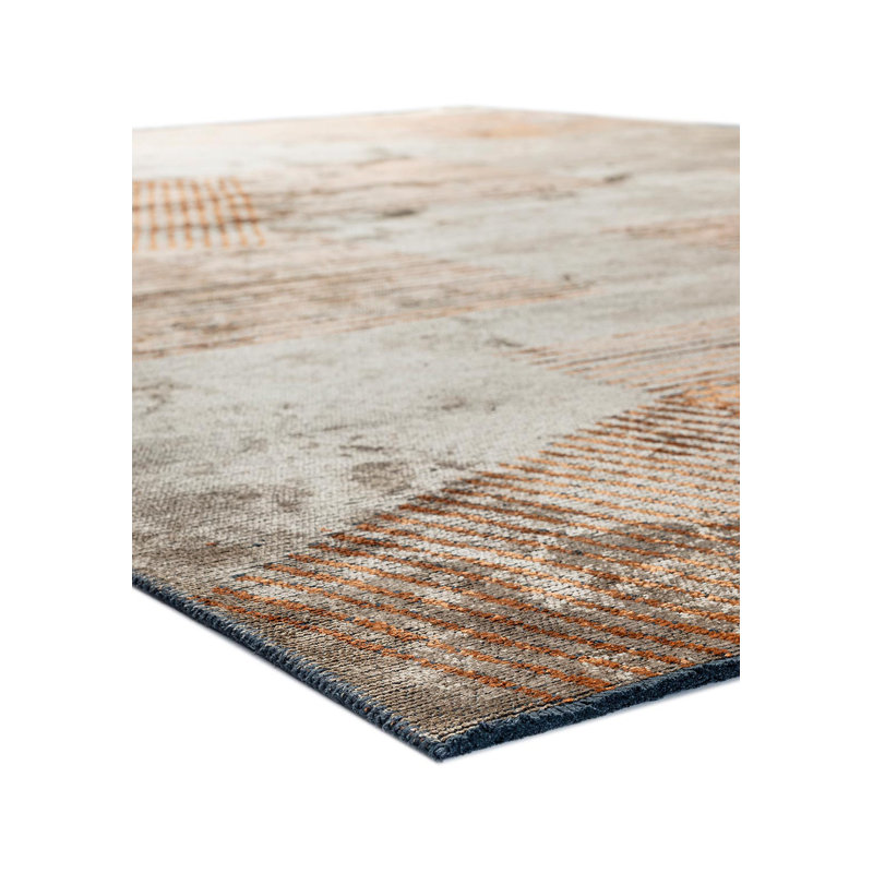 Cubes et lignes modernistes, Rectangulaire 9 pi 10 po x 14 pi