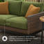 Patrica Horizon Hall Outdoor Loveseat With Cushion