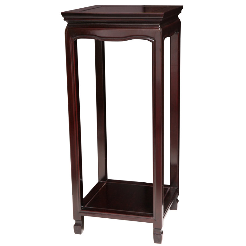 Oriental Multi-Tiered Plant Stand, Dark Rosewood