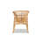 Curits Rattan Arm Chair in Brown