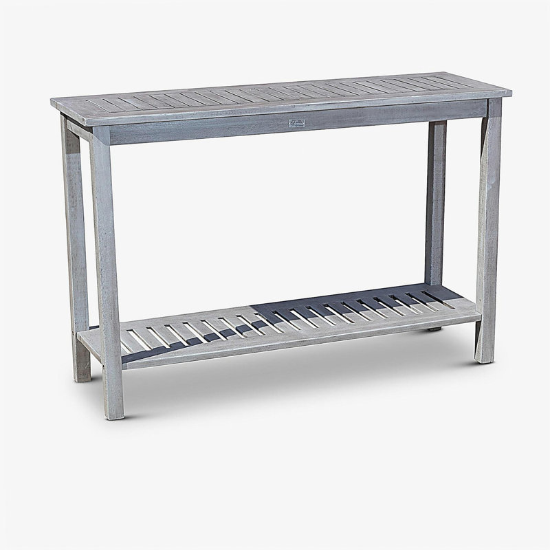 Console Eucalyptus, gris argenté
