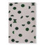 Wool Geometric Area Rug in Forest Green/Gray