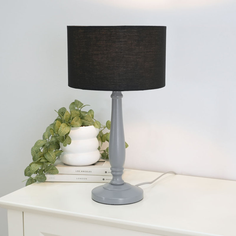 Annum Table Lamp, No, Grey, Black