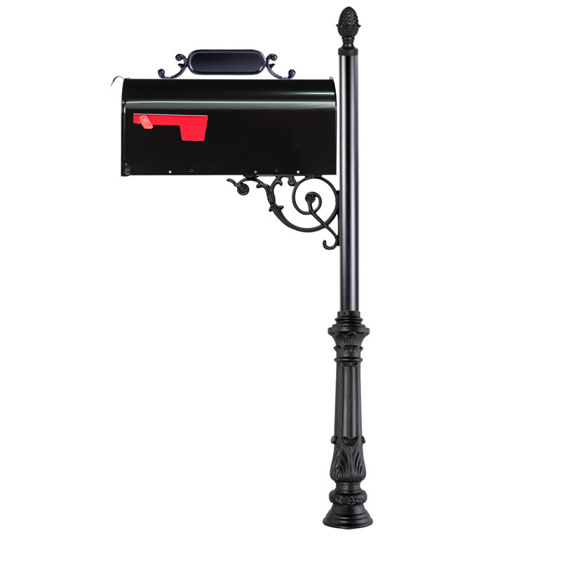 Aluminum Post Mounted Mailbox