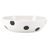 Deco Dot Stoneware Pasta Bowl