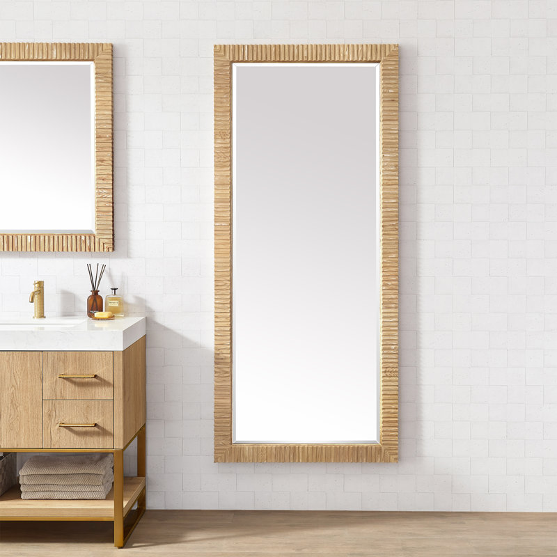 Miroir de salle de bain mural Osaka, 31,9 po x 72 po