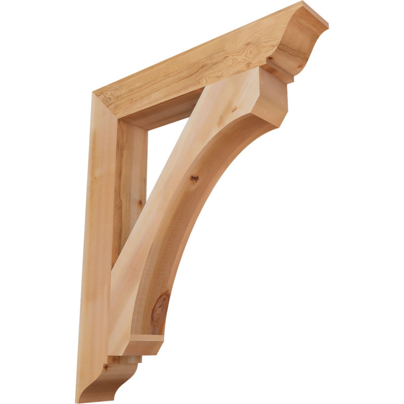 Support lisse Legacy, Cèdre rouge, H 44 po x l 5,5 po x P 36 po