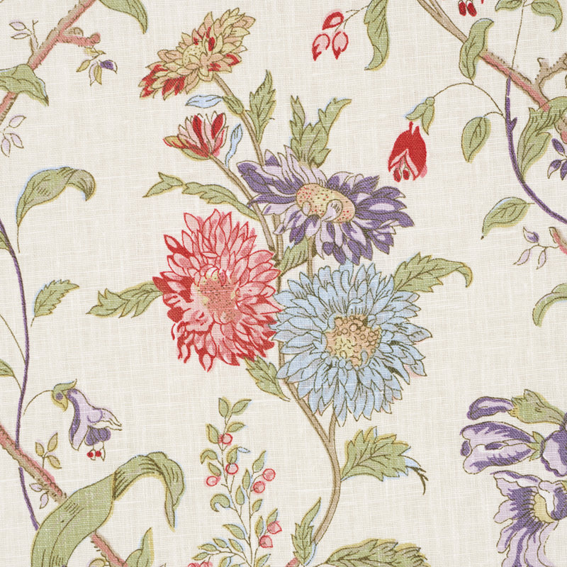 Giselle Floral Fabric, Ivory