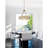 31in Floral Chandelier - 8 Light Champagne Finish with Beveled Glass - Elegant Dining Room Living Room