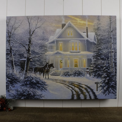 Homecoming 18x24 Fully Illuminated LED Wall Art