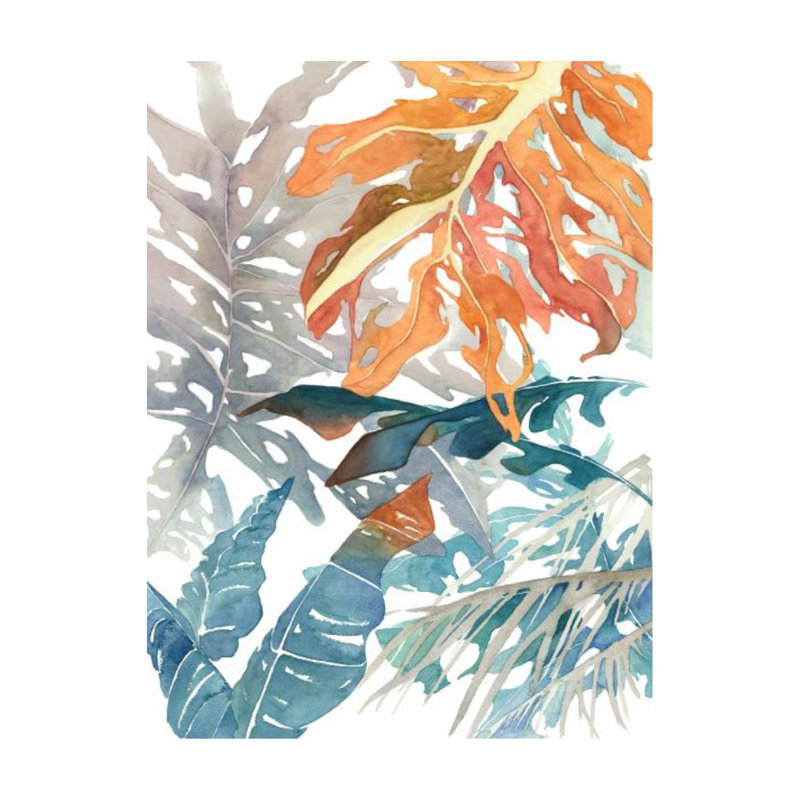 Autumn Leaves I Print by L. Bodine, Knife Gel, 32" H x 24" W