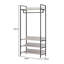 Alva Open Wardrobe with 4 Shelves-665066831
