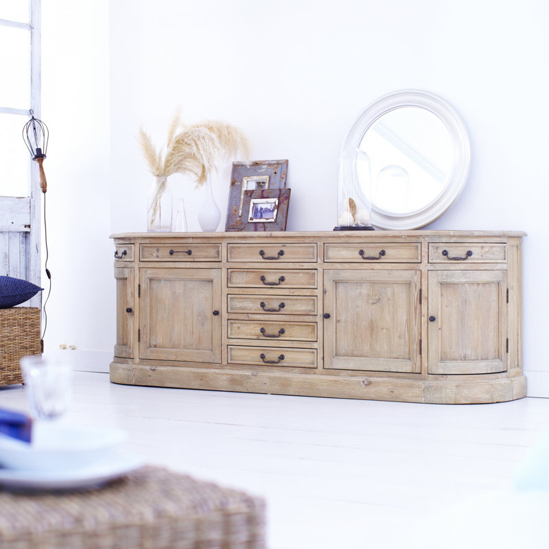 Celeste 225cm Solid Wood Sideboard