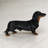 Black and Tan Dachshund Garden Statue-136367508