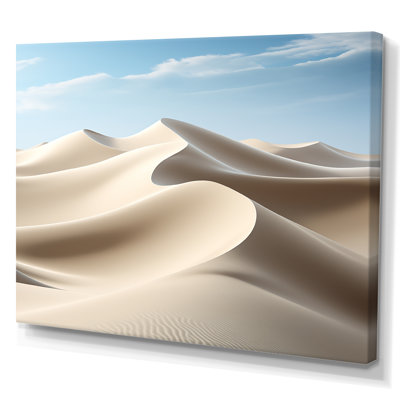 «Desert Dreams Minimalisme Étreinte III», reproduction sur toile