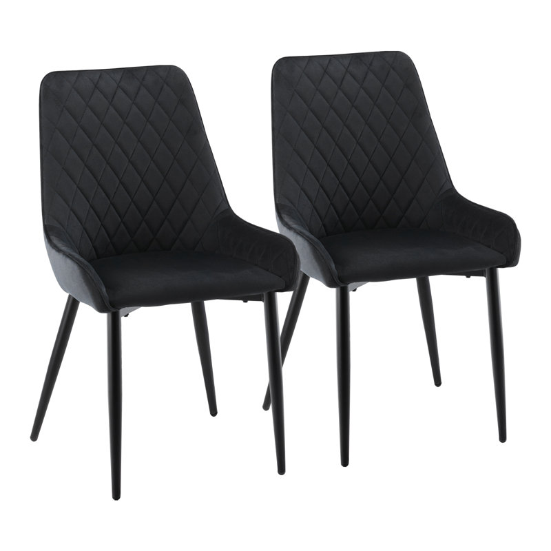 Ambrea Upholstered Dining Chair, Black