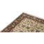 Hand Knotted Wool Area Rug in Cream And Mocha